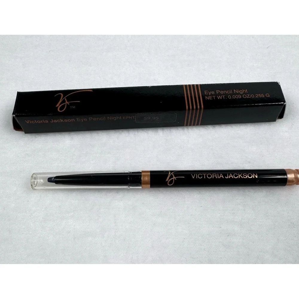 NIB VTG NOS 90s Victoria Jackson Eye Pencil NIGHT Dark Blue Eyeliner Makeup
